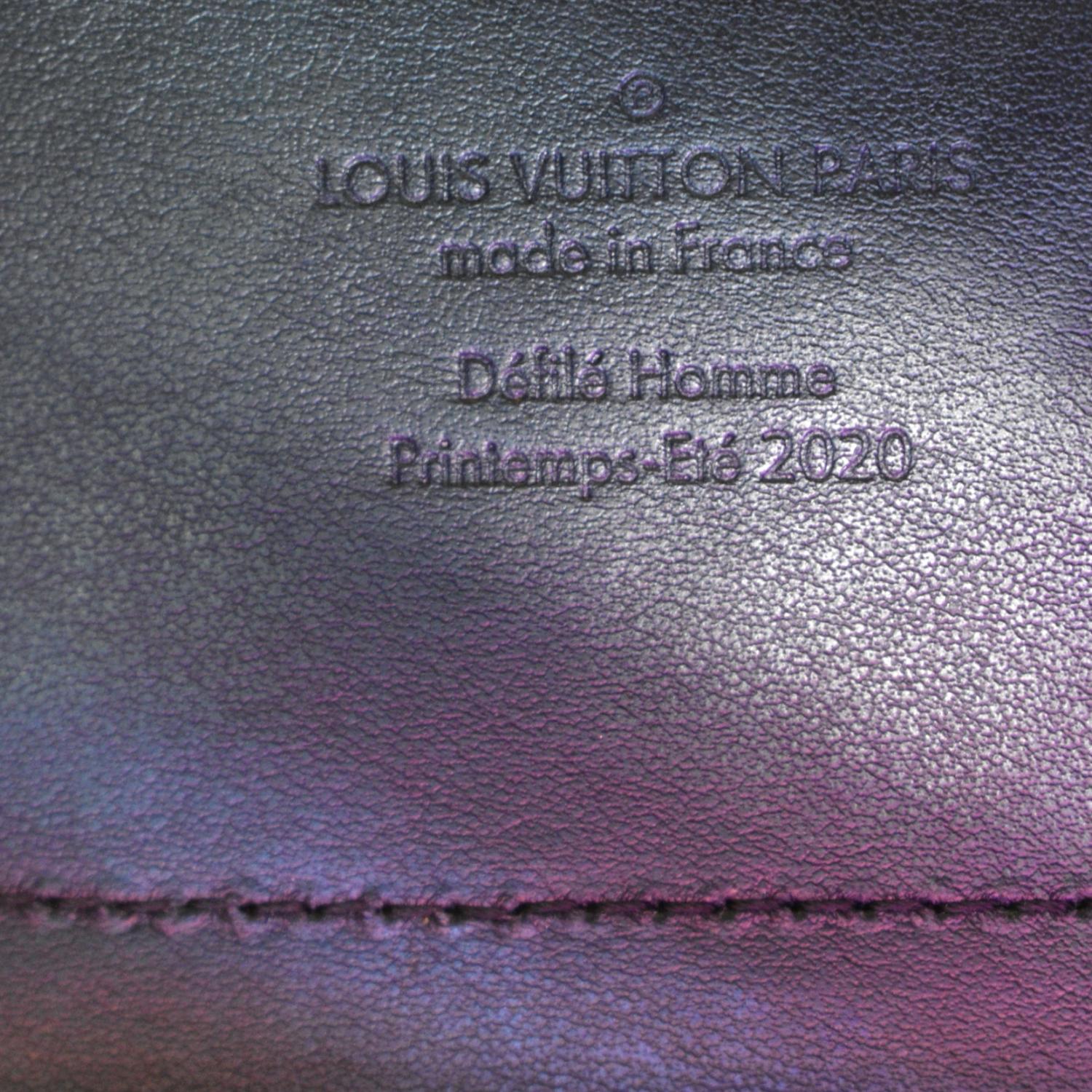 Louis Vuitton Soft Trunk Bag Limited Edition Dark Monogram Prism PVC Black
