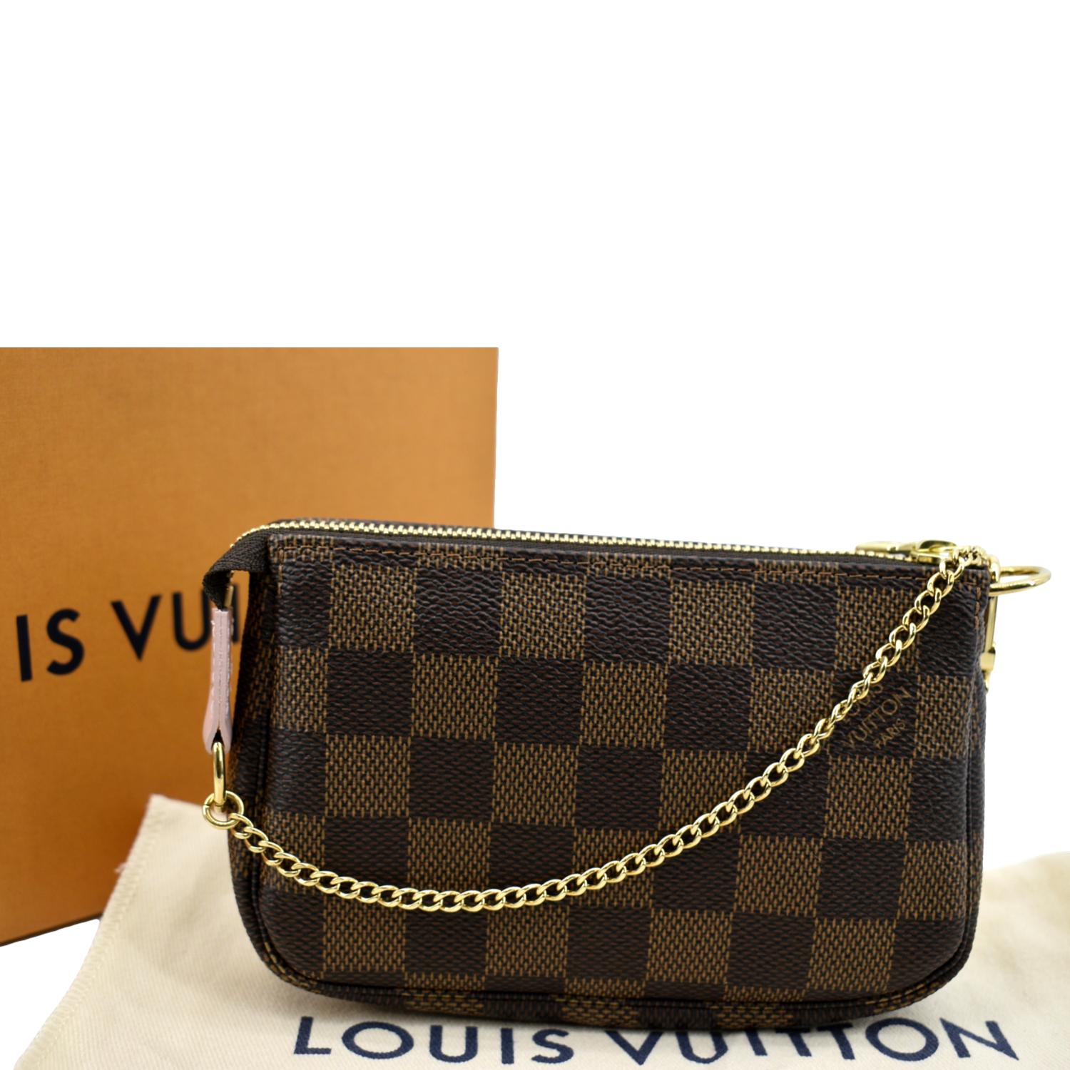 Louis Vuitton Brown Damier Ebene Canvas Limited Edition Vivienne Xmas  Pochette Accessoires Shoulder Bag Louis Vuitton