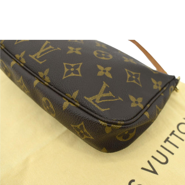 LOUIS VUITTON Pochette Accessoires Monogram Canvas Pouch Bag Brown