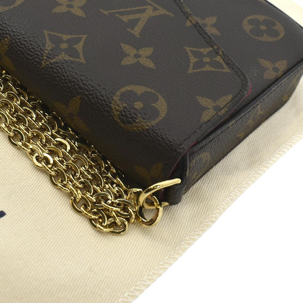 Louis Vuitton Felicie Monogram Canvas Crossbody Bag - Top Left