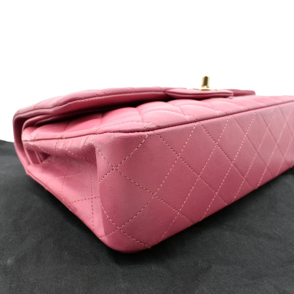 Chanel Classic Medium Double Flap Leather Shoulder Bag - Bottom Left