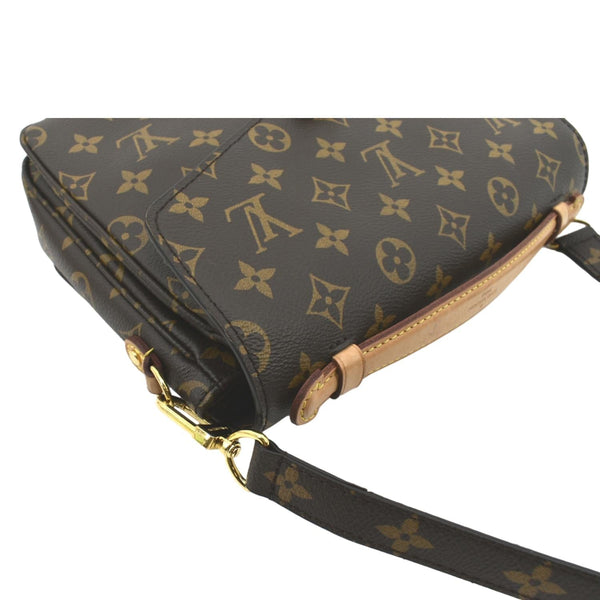 LOUIS VUITTON Metis Pochette Monogram Canvas Crossbody Bag Brown