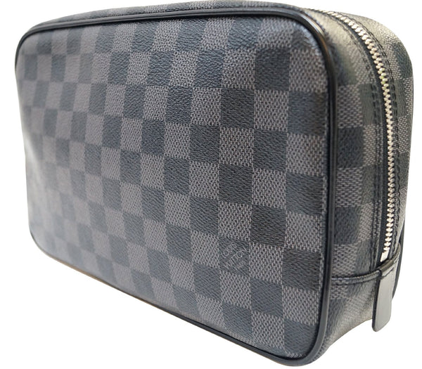 Louis Vuitton Damier Graphite Toiletry Cosmetic Pouch 
