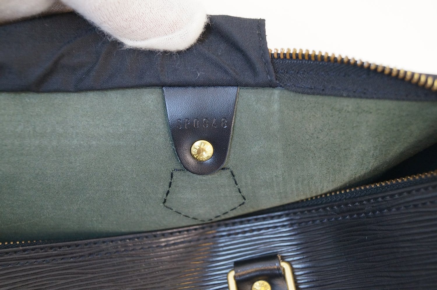 Louis Vuitton Epi Leather Black Sac Triangle Bag