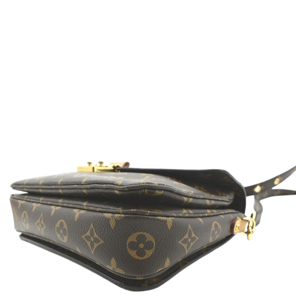 LOUIS VUITTON Metis Pochette Monogram Canvas Crossbody Bag Brown