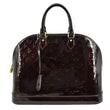 Louis Vuitton Alma GM Monogram Leather Satchel Bag - Front