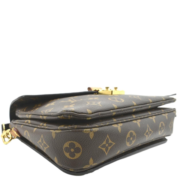 LOUIS VUITTON Metis Pochette Monogram Canvas Crossbody Bag Brown