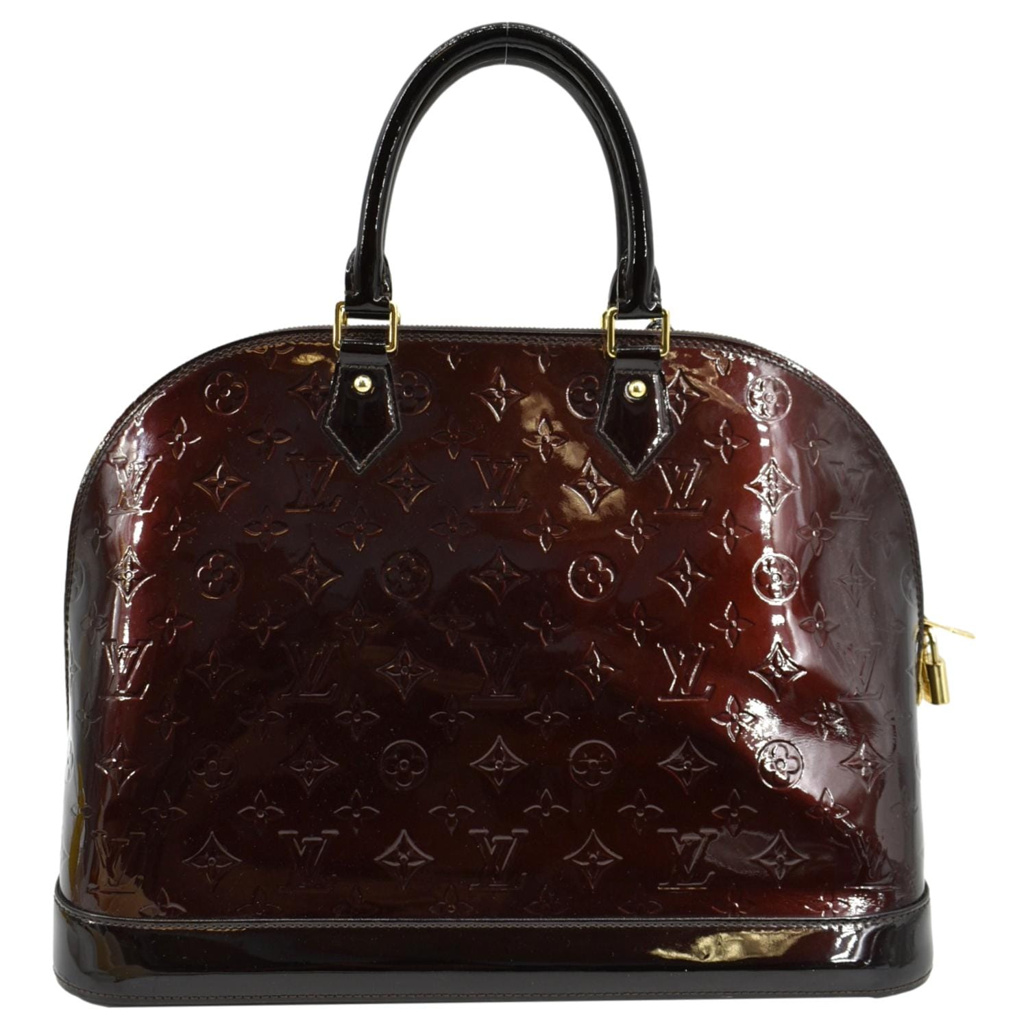 Louis Vuitton Alma GM Monogram Leather Satchel Bag