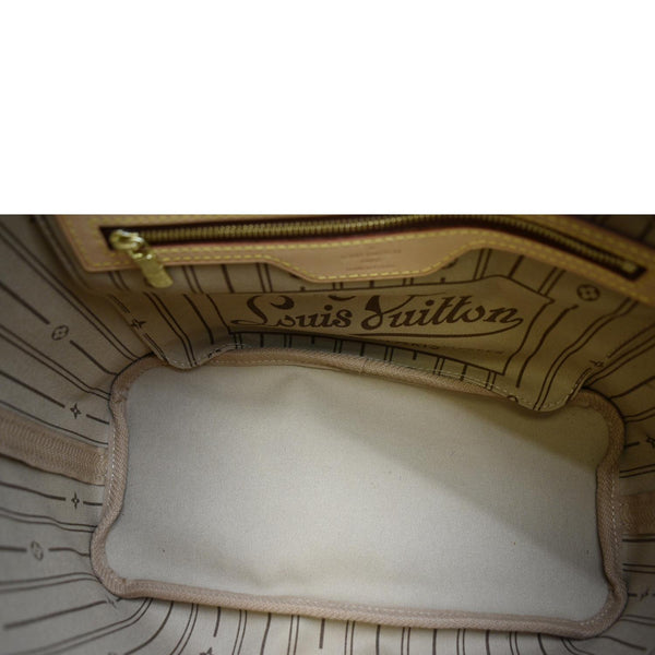 Louis Vuitton Neverfull MM Monogram Canvas Tote Bag - Inside