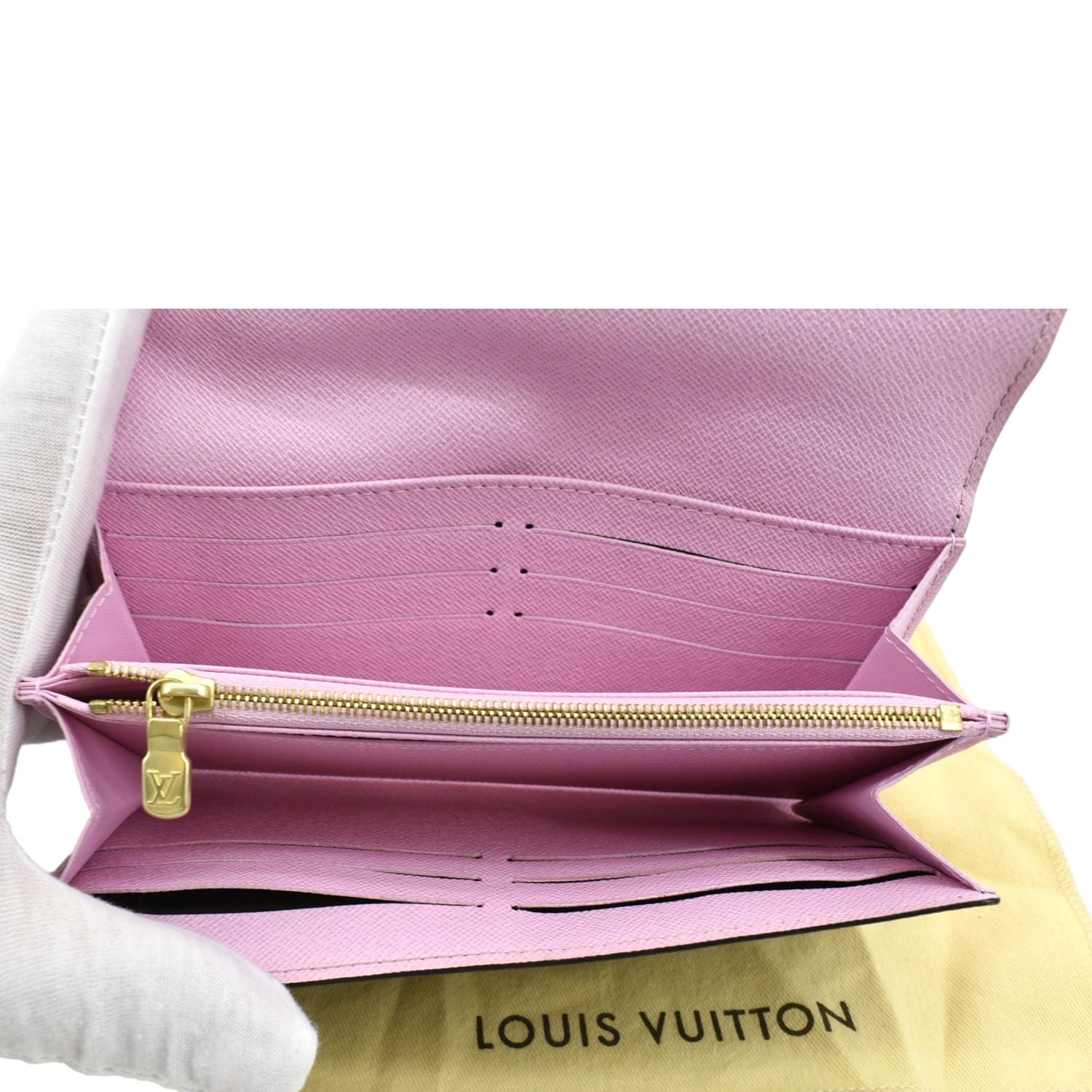 Louis Vuitton Sarah GM Large Canvas Travel Wallet LV-0813N-0005