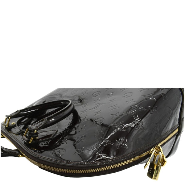 Louis Vuitton Alma GM Monogram Leather Satchel Bag - Top Left
