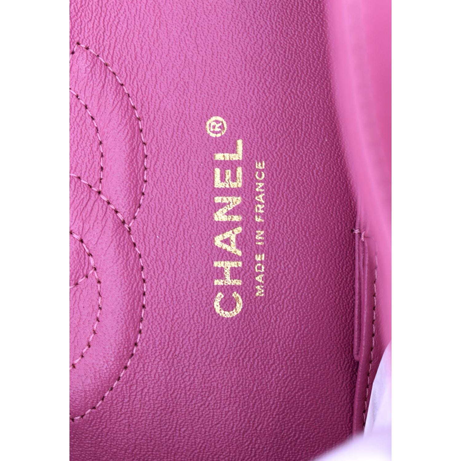 used pink chanel bag