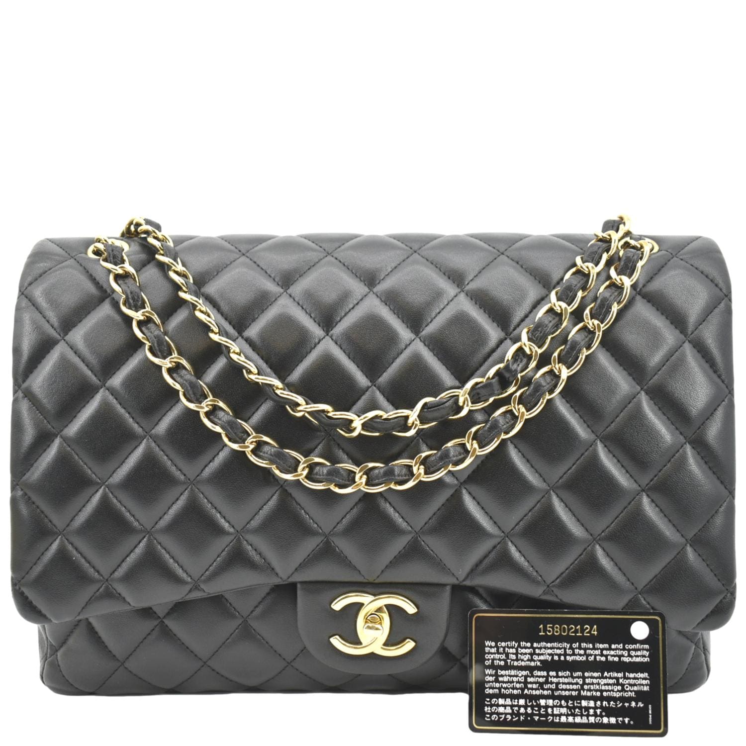 CHANEL, Bags, Chanel Maxi Classic Flap Bag In Lambskin