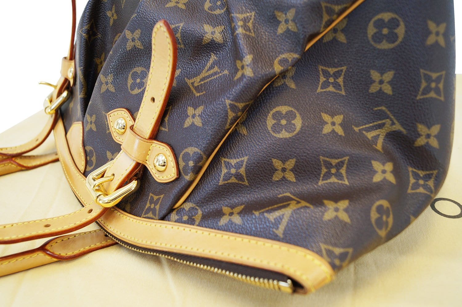 Buy Louis Vuitton Pre-loved LOUIS VUITTON Tivoli GM monogram Handbag PVC  leather Brown Online