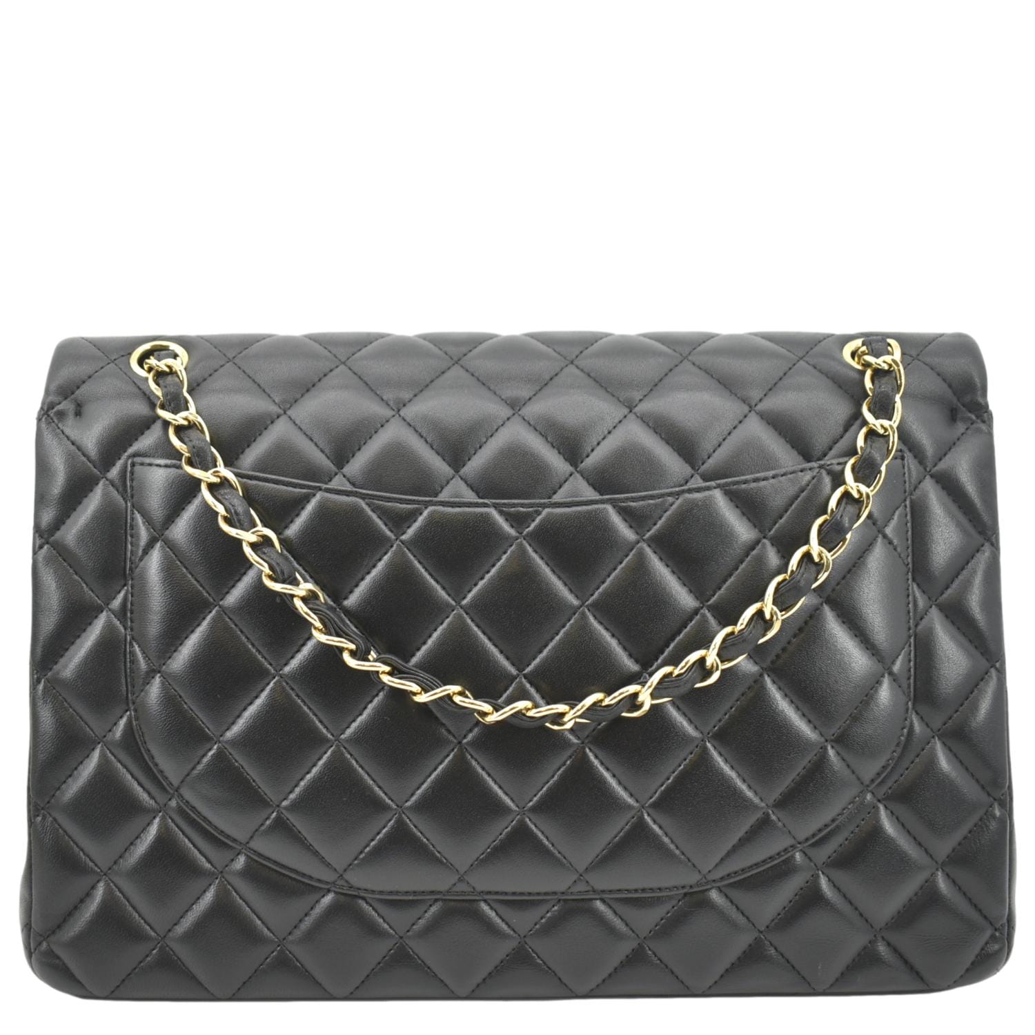Pre-owned Chanel 2.55 Leather Handbag In Black