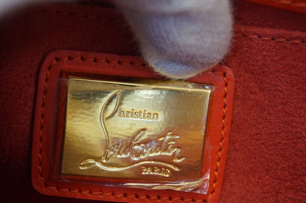 CHRISTIAN LOUBOUTIN Vero Dodat Gold Quilted Clutch Shoulder Bag