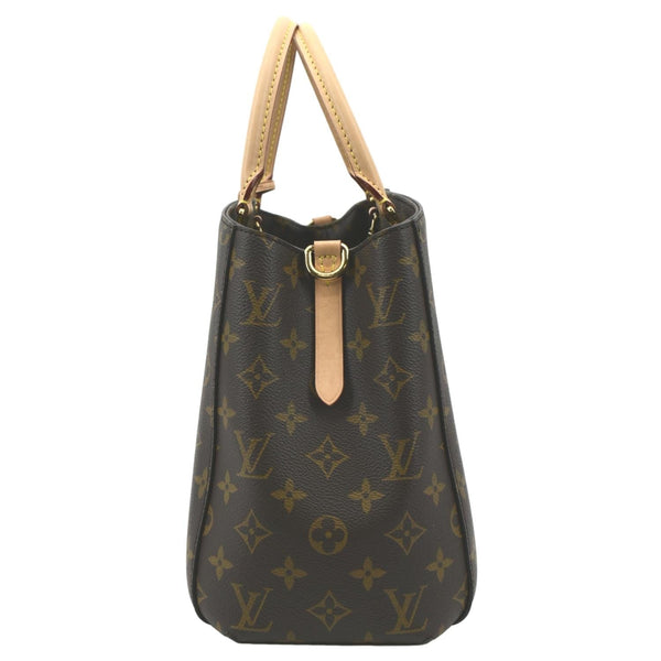 Louis Vuitton Montaigne MM Monogram Shoulder Bag - Right Side