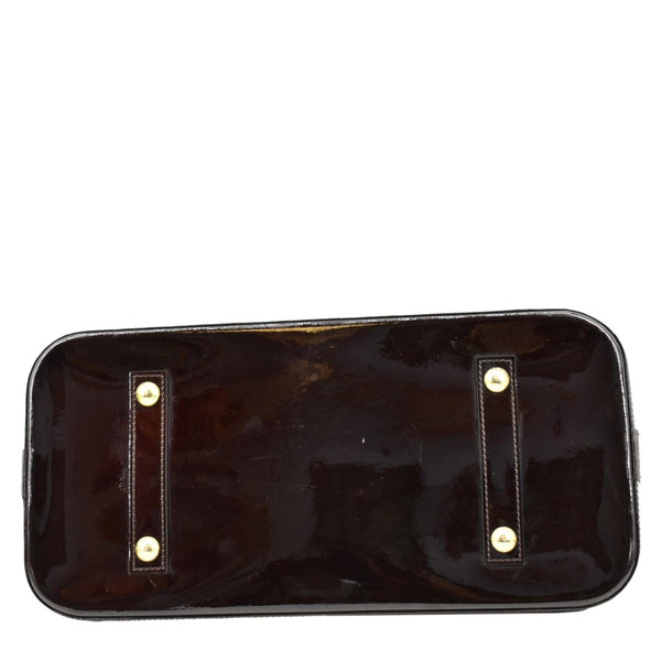 Louis Vuitton Alma GM Monogram Leather Satchel Bag - Bottom