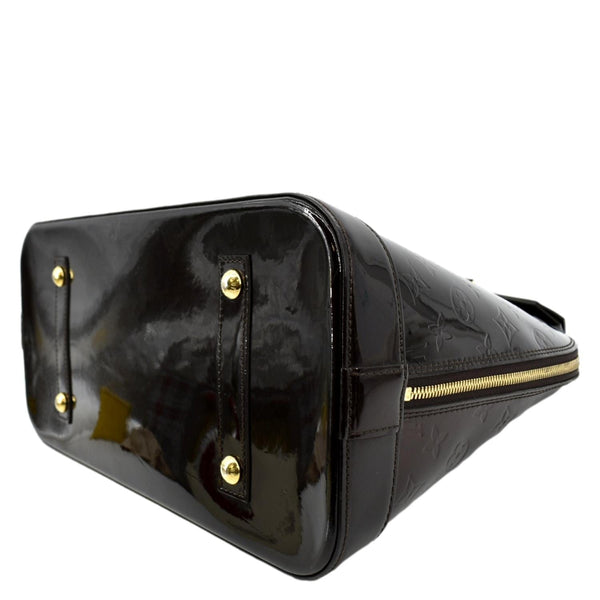 Louis Vuitton Alma GM Monogram Leather Satchel Bag - Bottom Right