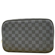 LOUIS VUITTON Toilet GM Damier Graphite Pouch Black