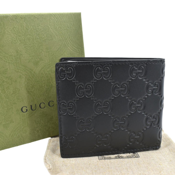 Gucci GG Leather Bifold Men's Wallet - Back