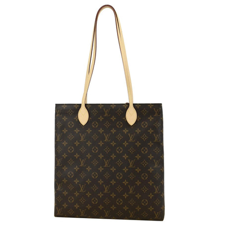 LOUIS VUITTON Carry it Monogram Canvas Shoulder Bag Brown