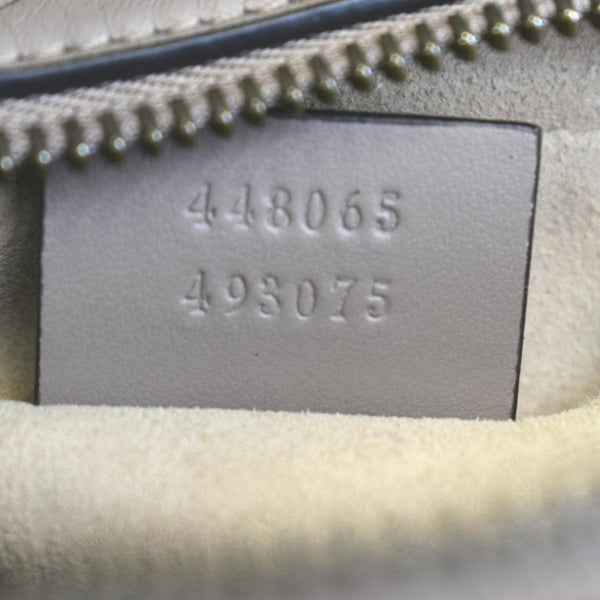 Gucci GG Marmont Mini Matelasse Leather Crossbody Bag - Serial Number