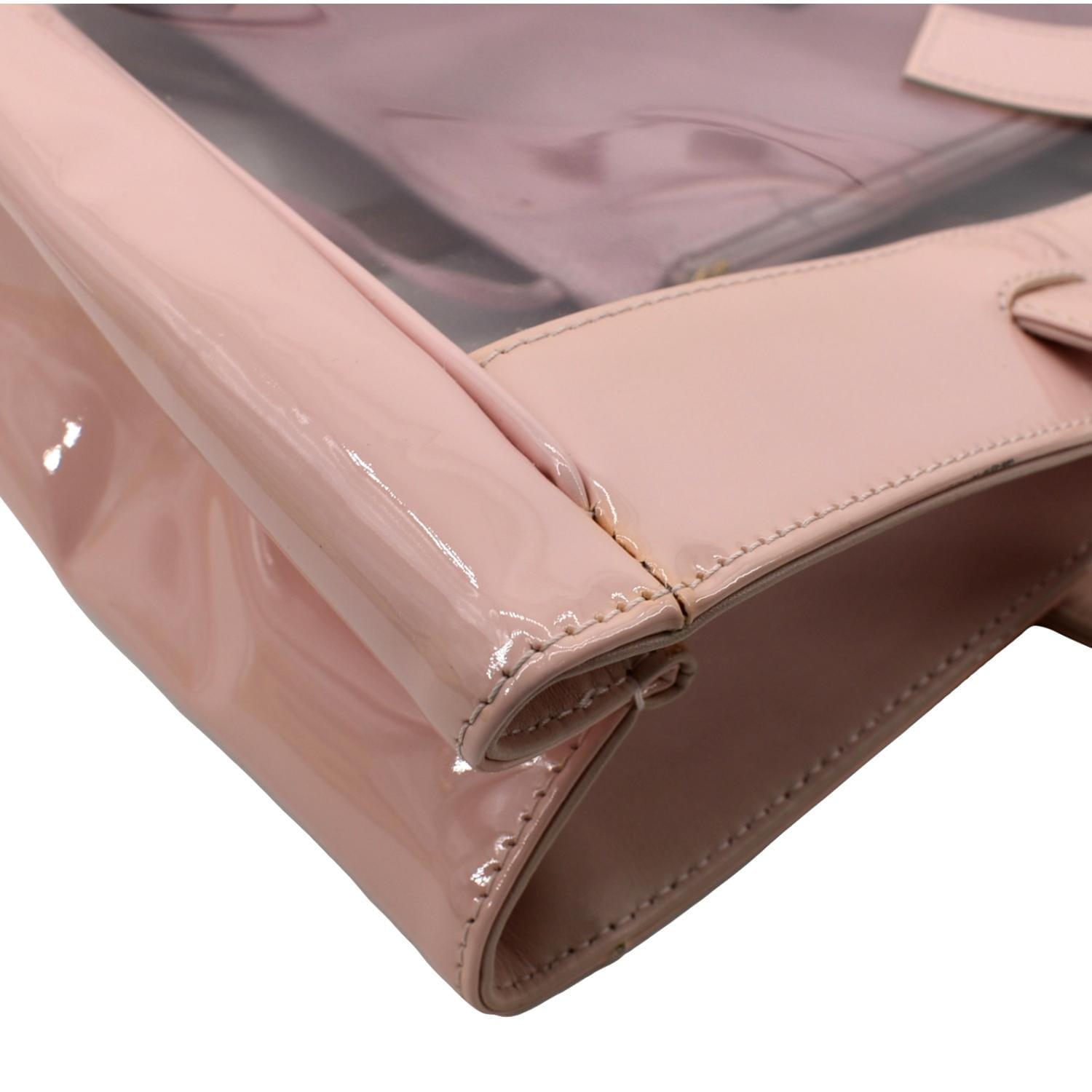 Chanel Bag Triple Cc Logo Medium Pink Patent Leather Zippered Tote Bag B357  Auction