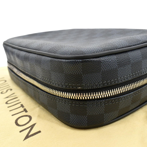 LOUIS VUITTON Toilet GM Damier Graphite Pouch Black