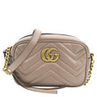 Gucci GG Marmont Mini Matelasse Leather Crossbody Bag - Front