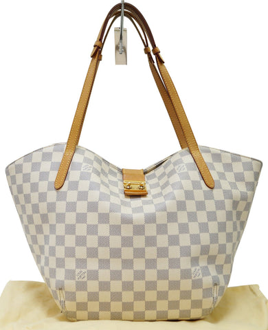 LOUIS VUITTON Damier Azur Salina PM Shoulder Bag