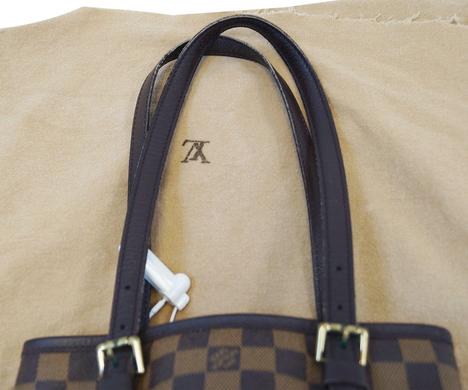 Vintage Louis Vuitton Damier Ebene Marais PM Bucket Bag SP1000 021023 –  KimmieBBags LLC