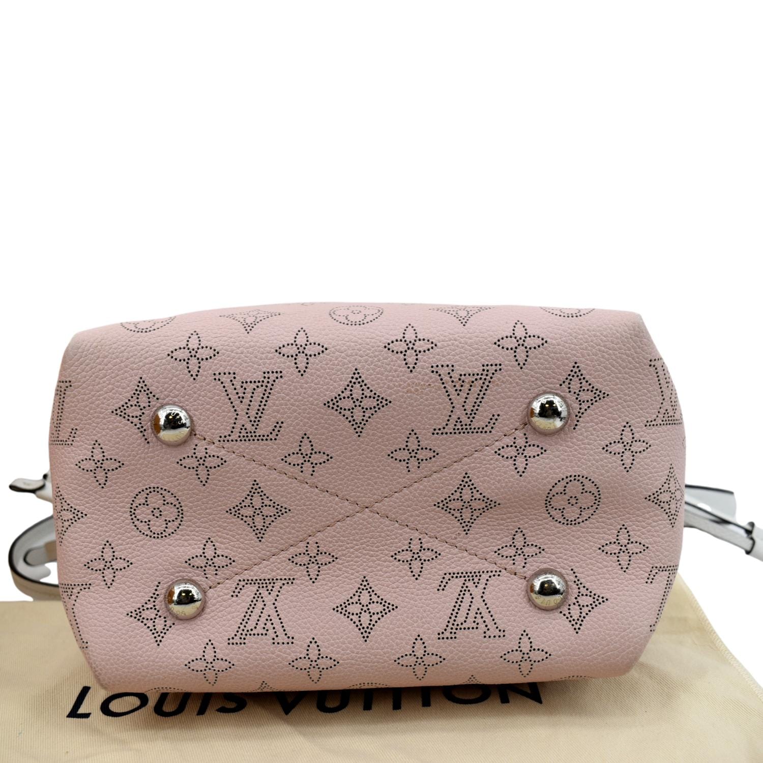 Louis Vuitton Bella Mahina Calf Leather Magnolia Pink Bucket