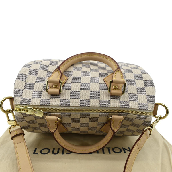 Louis Vuitton Speedy 25 Bandouliere Shoulder Bag White - Top