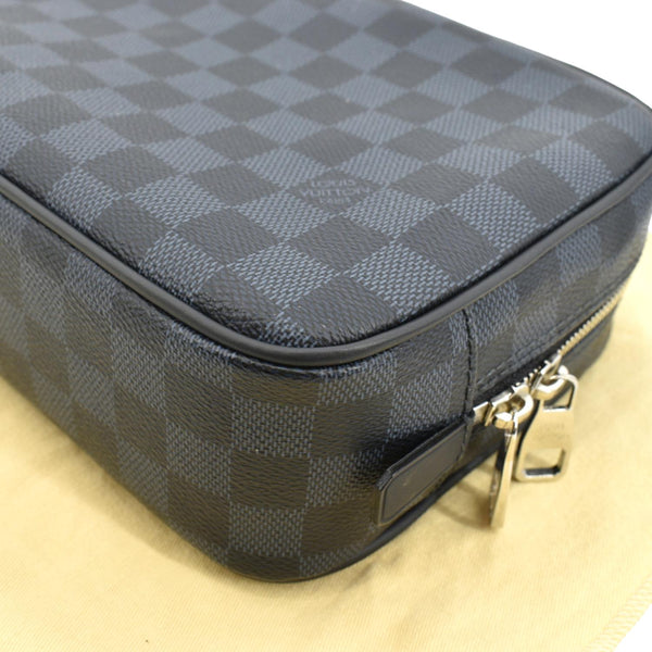 LOUIS VUITTON Toilet GM Damier Graphite Pouch Black