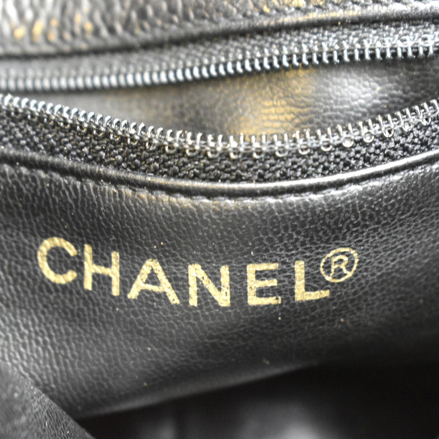 Chanel Caviar Black Bucket Bag