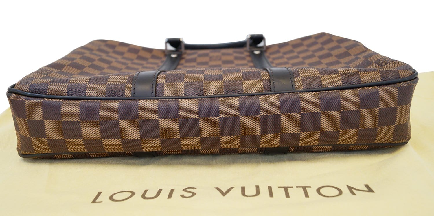 LOUIS VUITTON Business bag N41124 Porte Documan Voyagej Damier