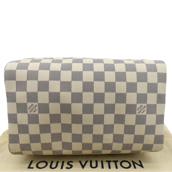 Louis Vuitton Speedy 25 Bandouliere Shoulder Bag White - Bottom