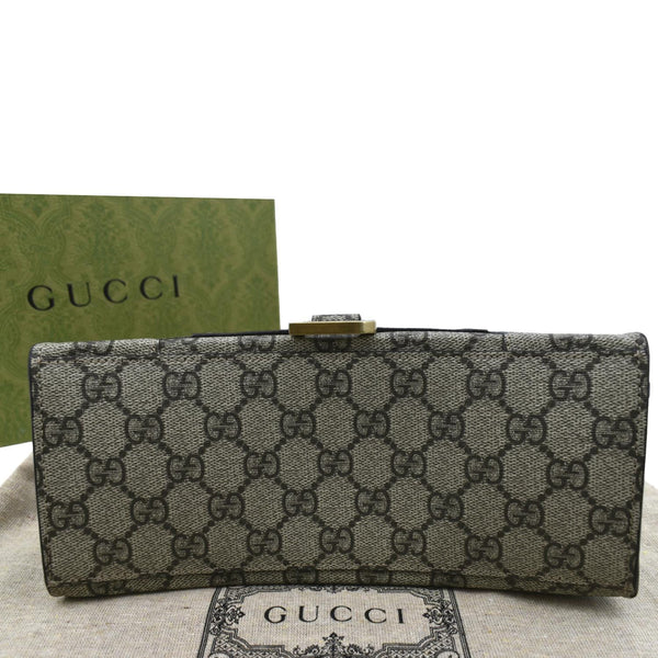 Gucci x Balenciaga Hourglass GG Supreme Shoulder Bag - Bottom