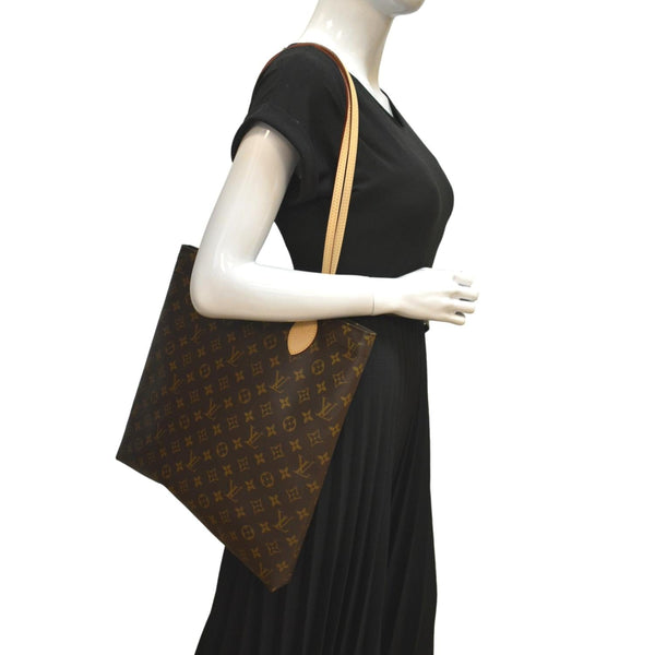 Louis Vuitton Carry it Monogram Canvas Shoulder Bag - Full View