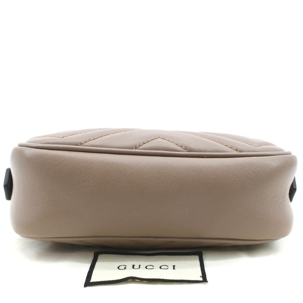 Gucci GG Marmont Mini Matelasse Leather Crossbody Bag - Back