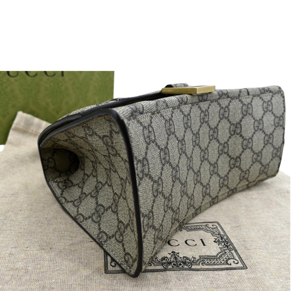 Gucci x Balenciaga Hourglass GG Supreme Shoulder Bag - Bottom Left