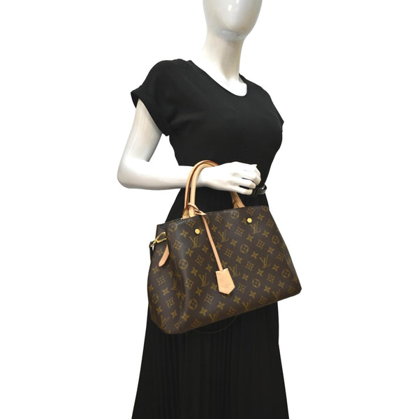 Louis Vuitton Montaigne MM Monogram Shoulder Bag - Full VIew