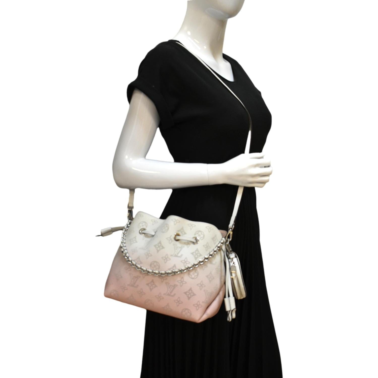 Louis Vuitton Bella Mahina Calf Leather Crossbody Bag Lilas