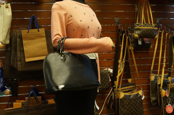 Louis Vuitton Alma PM - Louis Vuitton Epi Satchel Handbag - women