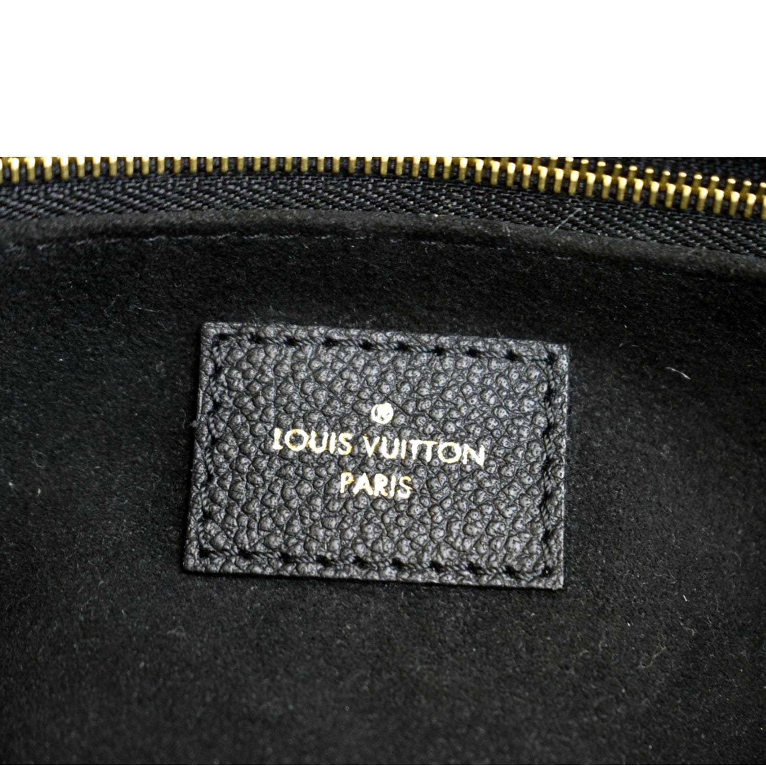 Saint Germain MM Shoulder bag in Monogram Empreinte leather, Gold Hard
