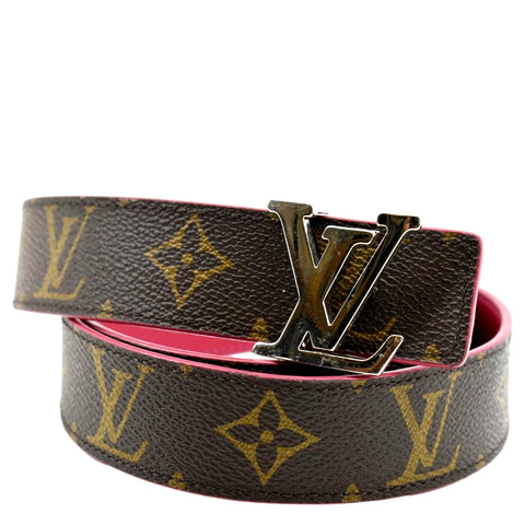 Louis Vuitton LV Initials Black/Brown Reversible Leather Double Wrap  Bracelet