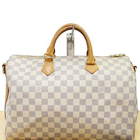 LOUIS VUITTON Speedy 35 Damier Azur  Bandouliere Shoulder Bag