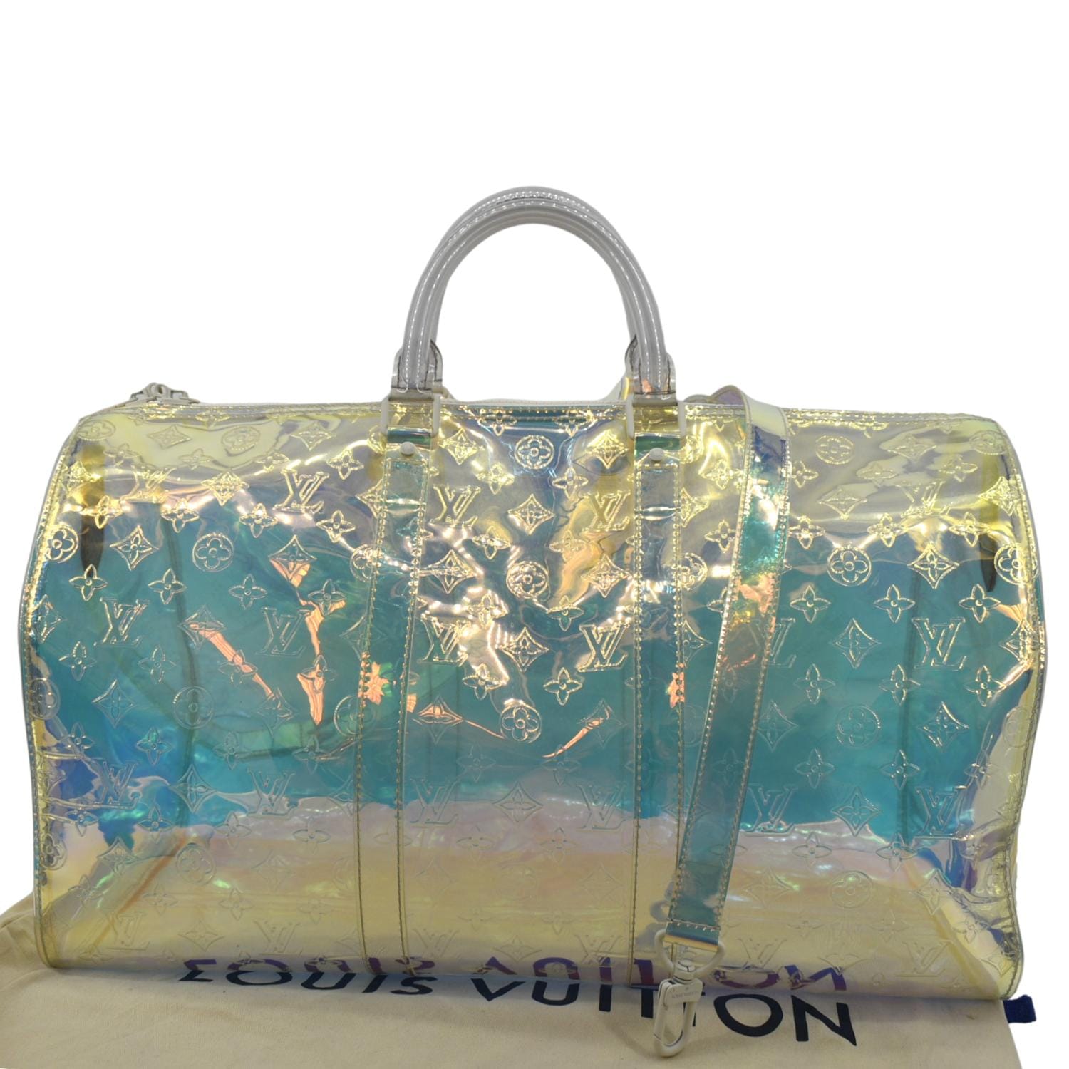 Keepall prism travel bag Louis Vuitton Multicolour in Plastic - 34645642