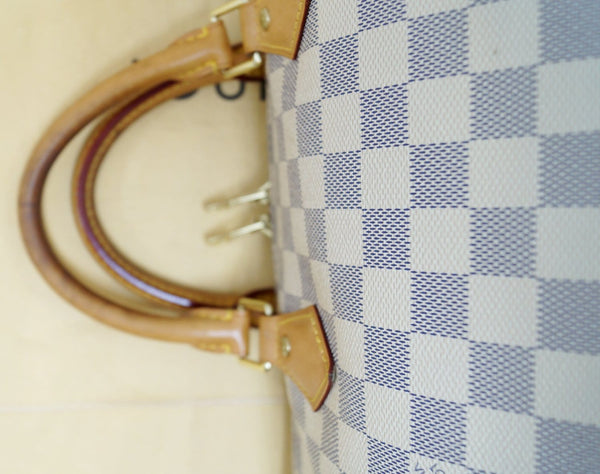 LOUIS VUITTON Damier Azur Speedy 35 Bandouliere Shoulder Bag